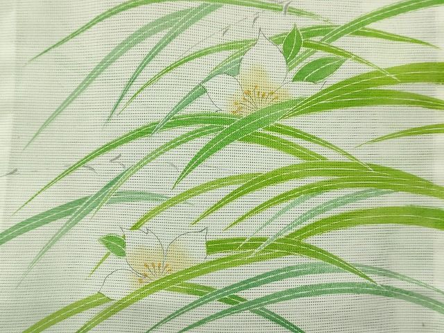 平和屋本店■夏物 小紋 絽 紗 洗える着物 まとめて20点 花柄 蝶 風景 手描き 着用可能多数 ppp0035