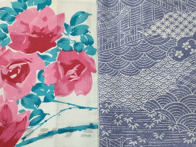 平和屋本店■夏物 小紋 絽 紗 洗える着物 まとめて20点 花柄 蝶 風景 手描き 着用可能多数 ppp0035