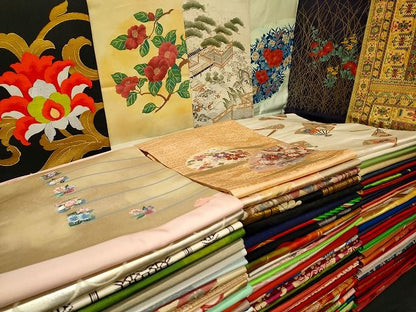 平和屋本店■名古屋帯 まとめて100点 風景 更紗 花柄 手描き 駒刺繍 刺繍 金銀糸 など 着用可能多数 未使用品あり 全て正絹 se4250