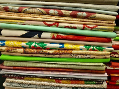 平和屋本店■名古屋帯 まとめて100点 風景 更紗 花柄 手描き 駒刺繍 刺繍 金銀糸 など 着用可能多数 未使用品あり 全て正絹 se4250