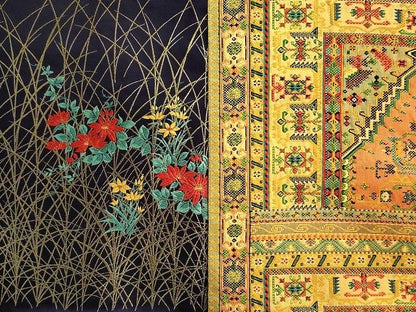 平和屋本店■名古屋帯 まとめて100点 風景 更紗 花柄 手描き 駒刺繍 刺繍 金銀糸 など 着用可能多数 未使用品あり 全て正絹 se4250
