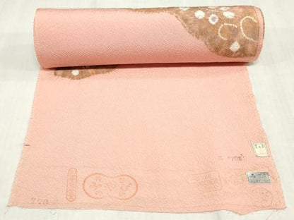 平和屋着物▼付下げ　反物　着尺　絞り　辻が花　逸品　未使用　DABK9285zy