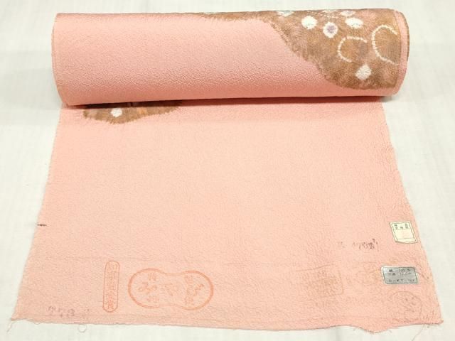 平和屋着物▼付下げ　反物　着尺　絞り　辻が花　逸品　未使用　DABK9285zy