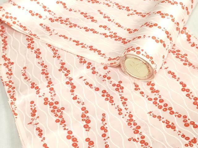 平和屋着物▼長襦袢　反物　着尺　万寿菊文　逸品　未使用　DABK9363zy