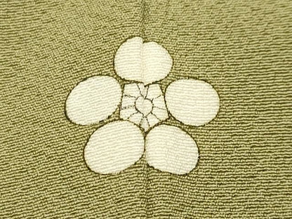 平和屋着物●上質な色無地　作家物　本茶四度染　根岸色　正絹　逸品　CABM5276gh