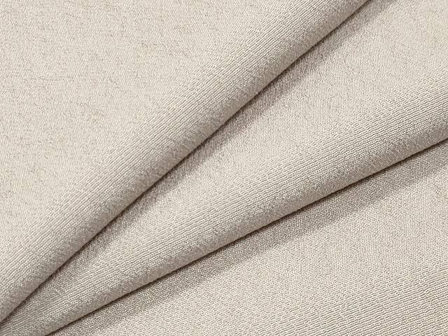 平和屋着物●上質なお召　色無地　枯野色　正絹　逸品　CABM5325gh