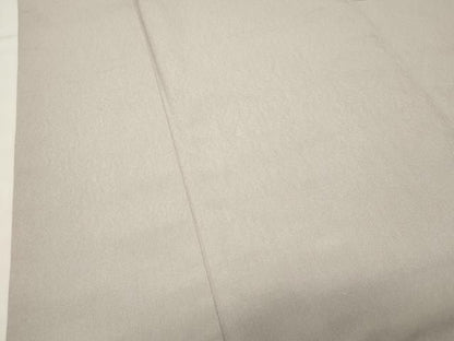 平和屋着物●上質なお召　色無地　枯野色　正絹　逸品　CABM5325gh
