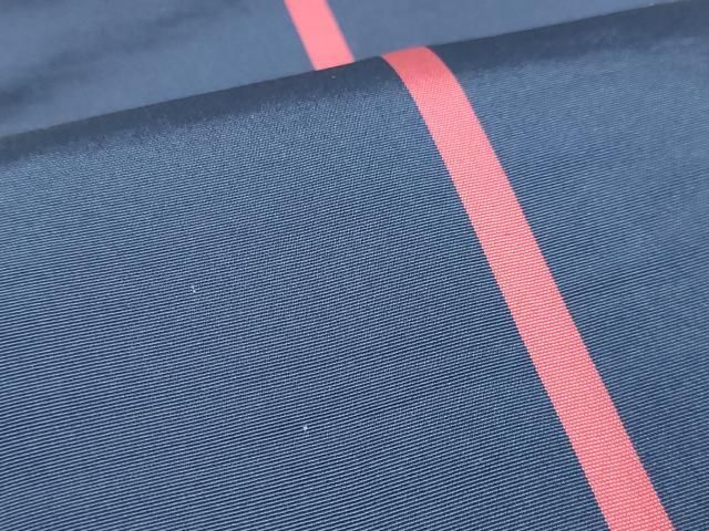 平和屋着物◎本場筑前博多織　両面　半幅帯　草花文　証紙付き　正絹　逸品　DABK8781cm