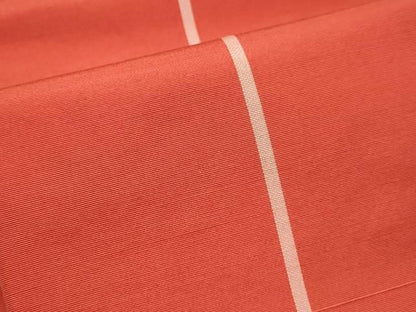 平和屋着物◎本場筑前博多織　半幅帯　献上　証紙付き　正絹　逸品　DABK8786cm