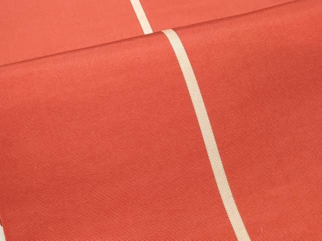 平和屋着物◎本場筑前博多織　半幅帯　献上　証紙付き　正絹　逸品　DABK8788cm