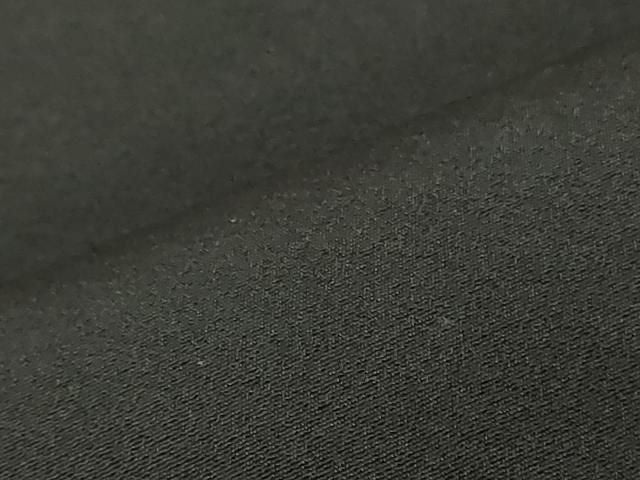 平和屋着物▼黒紋付　黒生地　反物　着尺　甲州優秀黒紋付染　藍下黒染　逸品　未使用　DABK9392zy