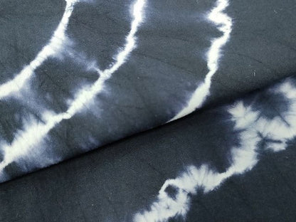平和屋着物∴夏物　訪問着・浴衣兼用　絵羽浴衣　有松鳴海絞り　渦巻文様　綿　逸品　DABK9987cd