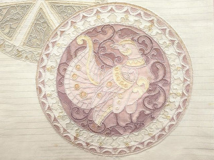 平和屋本店■名古屋帯 まとめて100点 鳥 蝶 風景 松竹梅 花柄 手描き 相良刺繍 金銀糸 など 着用可能多数 未使用品あり 全て正絹 se0062