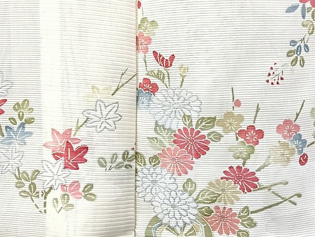 平和屋着物■夏物 小紋 絽 紗 まとめて20点 花柄 金銀彩 着用可能多数 全て正絹 mmm1639