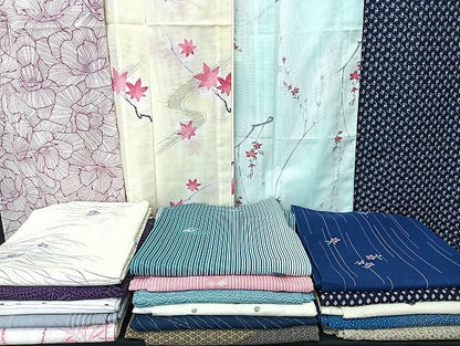 平和屋着物■夏物 小紋 絽 紗 洗える着物 まとめて20点 鹿 蝶 花柄 竜田川 暈し染め 着用可能多数 mmm1636