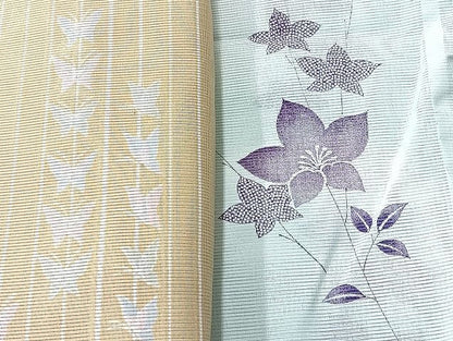 平和屋着物■夏物 小紋 絽 紗 洗える着物 まとめて20点 孔雀 蝶 花柄 暈し染め 着用可能多数 mmm1637