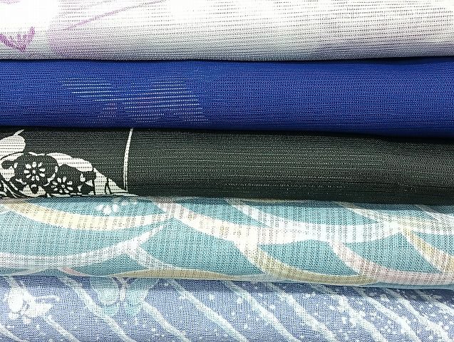 平和屋着物■夏物 小紋 絽 紗 洗える着物 まとめて20点 蝶 花柄 暈し染め 着用可能多数 mmm1638