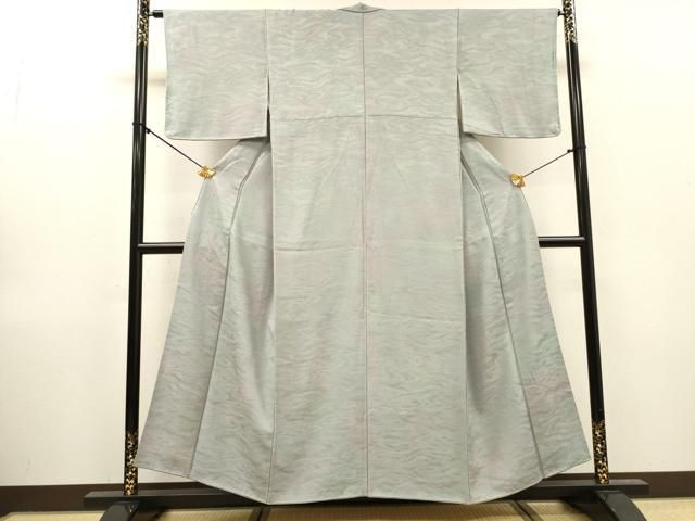 平和屋着物▼上質な小紋　霞文　暈し染　正絹　逸品　未使用　DABL2239fe