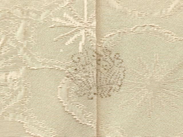 平和屋着物●上質な小紋　地紋起こし　花尽くし　正絹　逸品　DABL2268fe