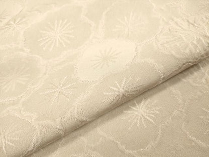 平和屋着物●上質な小紋　地紋起こし　花尽くし　正絹　逸品　DABL2268fe