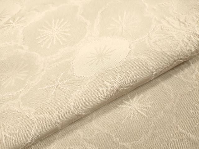 平和屋着物●上質な小紋　地紋起こし　花尽くし　正絹　逸品　DABL2268fe