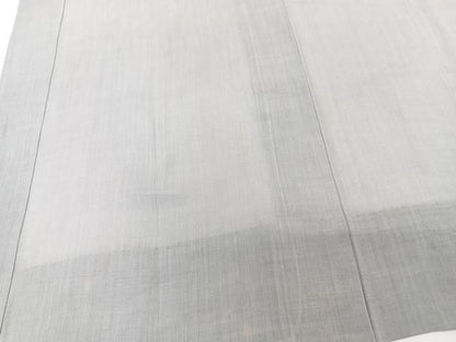 平和屋着物＊夏物　男性　長襦袢　紗　白鼠色　麻　逸品　未使用　CABN7015xi