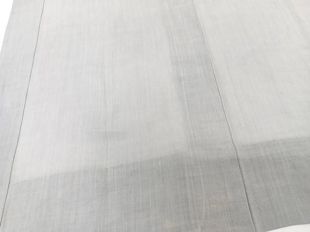 平和屋着物＊夏物　男性　長襦袢　紗　白鼠色　麻　逸品　未使用　CABN7015xi