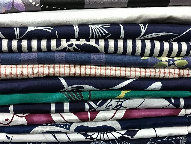 平和屋着物■浴衣 まとめて 45点 金魚 蝶 朝顔 乱菊 花柄 綿紅梅 注ぎ染め など 着用可能多数 未使用品あり mmm1656