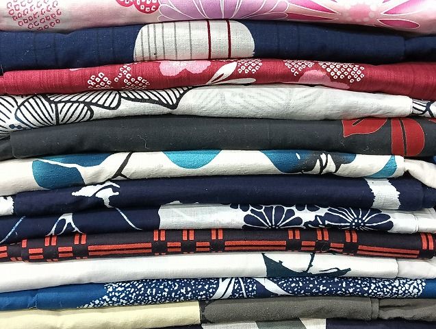 平和屋着物■浴衣 まとめて 45点 朝顔 花柄 綿絽 綿紅梅 注ぎ染め 暈し染め など 着用可能多数 未使用品あり mmm1655