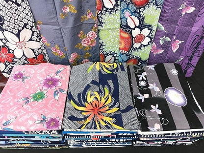 平和屋着物■浴衣 まとめて 45点 金魚 蝶 朝顔 乱菊 花柄 綿紅梅 注ぎ染め など 着用可能多数 未使用品あり mmm1656