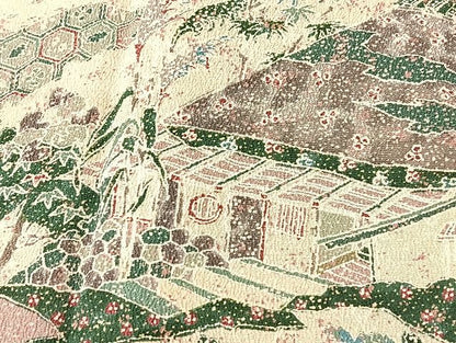 平和屋着物■道行コート まとめて 20点 風景 花柄 立波 刺繍 着用可能多数 未使用品あり 全て正絹 mmm1666