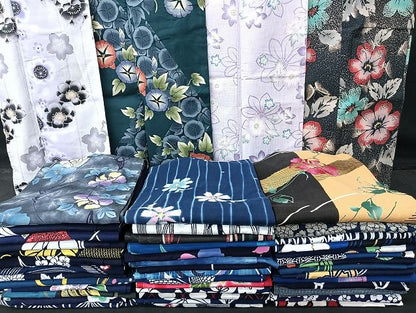 平和屋着物■浴衣 まとめて 45点 蝶 朝顔 花柄 注ぎ染め 暈し染め など 着用可能多数 未使用品あり mmm1660