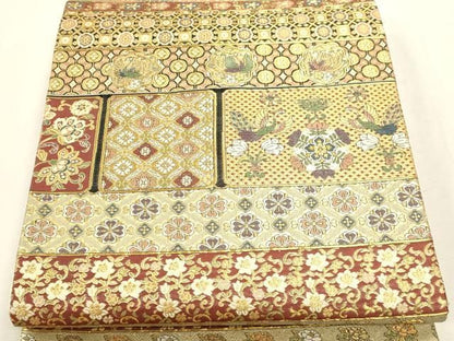 平和屋本店▼六通柄袋帯　蜀煌華妖文　本金箔　正絹　逸品　DABK5891sf