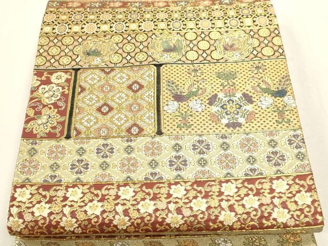 平和屋本店▼六通柄袋帯　蜀煌華妖文　本金箔　正絹　逸品　DABK5891sf