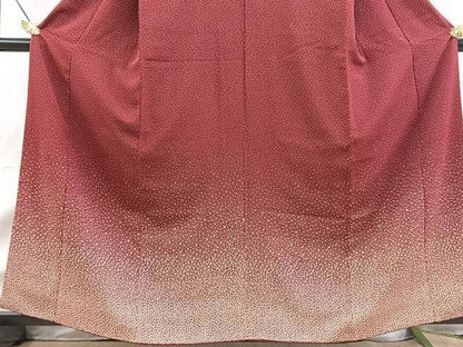 平和屋着物■江戸小紋　訪問着　大小あられ文　正絹　逸品　BAAY9428yc