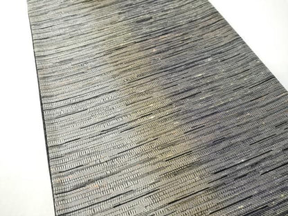 平和屋着物●両面　六通柄袋帯　霞文　銀糸　正絹　逸品　CABN8292hy