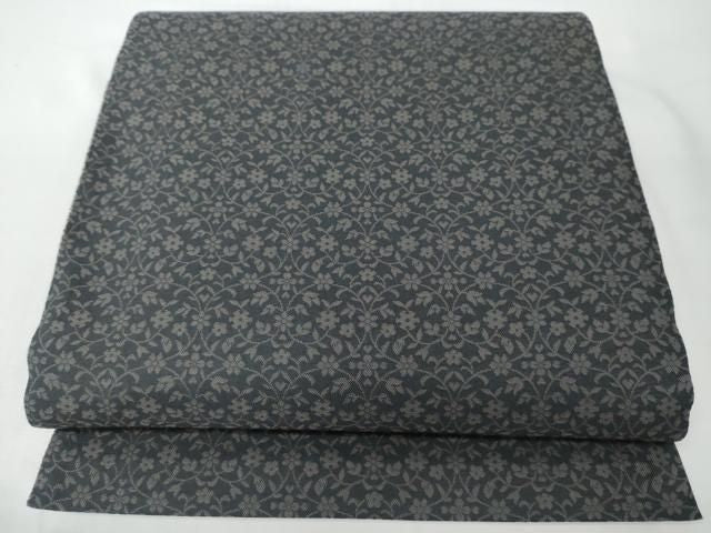 平和屋着物●両面　六通柄袋帯　霞文　銀糸　正絹　逸品　CABN8292hy