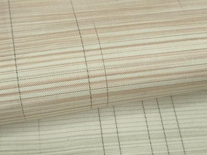 平和屋本店●極上　男性　本場大島紬　白大島　訪問着　キングサイズ　横段文　逸品　未使用　DZAB6828kh6