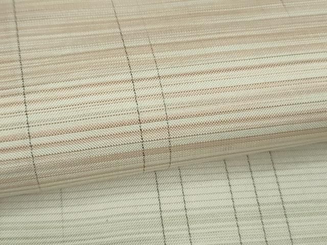 平和屋本店●極上　男性　本場大島紬　白大島　訪問着　キングサイズ　横段文　逸品　未使用　DZAB6828kh6
