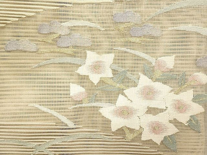 平和屋本店■夏物 名古屋帯 絽 紗 まとめて 50点 手描き 刺繍 金銀糸 羅 絽綴れ すくい織 花柄 など 未使用品あり 全て正絹 ppp0059w
