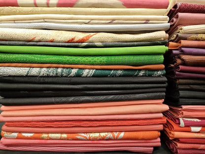 平和屋本店■夏物 名古屋帯 絽 紗 まとめて 50点 手描き 刺繍 金銀糸 羅 絽綴れ すくい織 花柄 など 未使用品あり 全て正絹 ppp0059w