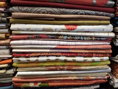 平和屋本店■名古屋帯 まとめて100点 鳥 能 花柄 刺繍 金銀糸 など 着用可能多数 未使用品あり 全て正絹 se0073