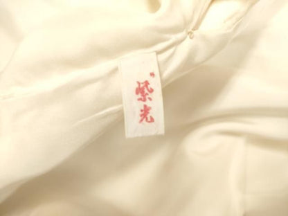 平和屋本店●白無垢　白打掛　お引きずり　和装　婚礼　結婚式　花嫁　神社挙式　総刺繍　飛鶴花文　逸品　DABL4309cd