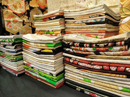 平和屋本店■袋帯 西陣 まとめて 100点 鳳凰 向かい鶴 尾長鳥 蝶 更紗 花柄 七宝 宝相華 佐賀錦 金銀糸 など 着用可能多数 全て正絹 se0085