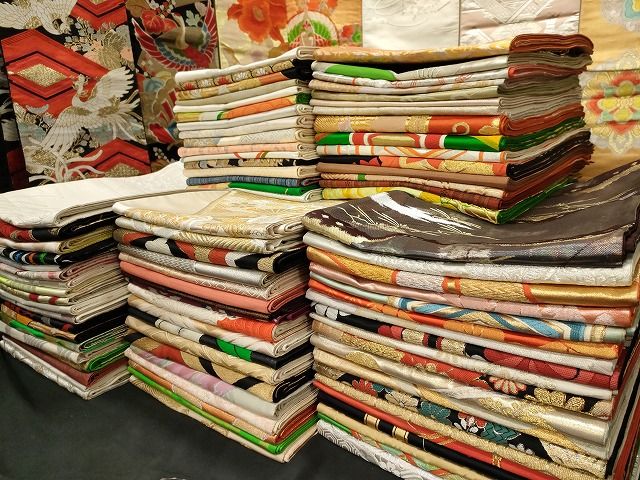 平和屋本店■袋帯 西陣 まとめて 100点 鳳凰 向かい鶴 有栖川文様 蝶 乱菊 花柄 宝相華 駒刺繍 金銀糸 着用可能多数  全て正絹 se0086