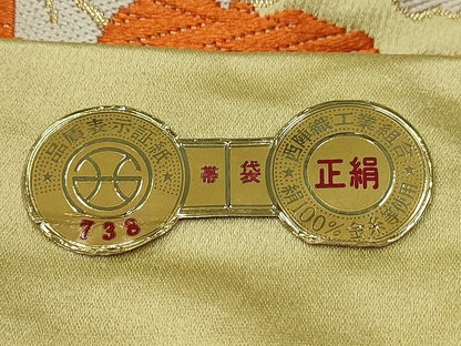 平和屋本店■袋帯 西陣 まとめて 100点 鳳凰 向かい鶴 有栖川文様 蝶 乱菊 花柄 宝相華 駒刺繍 金銀糸 着用可能多数  全て正絹 se0086