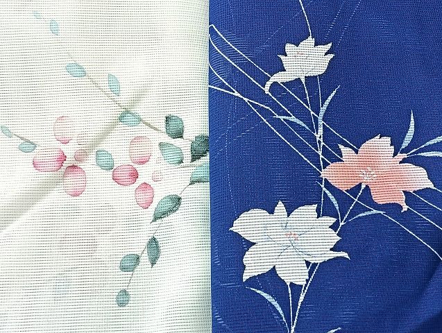平和屋着物■夏物 小紋 絽 紗 洗える着物 まとめて20点 鳥 蝶 風景 花柄 手描き 暈し染め 着用可能多数 mmm1673