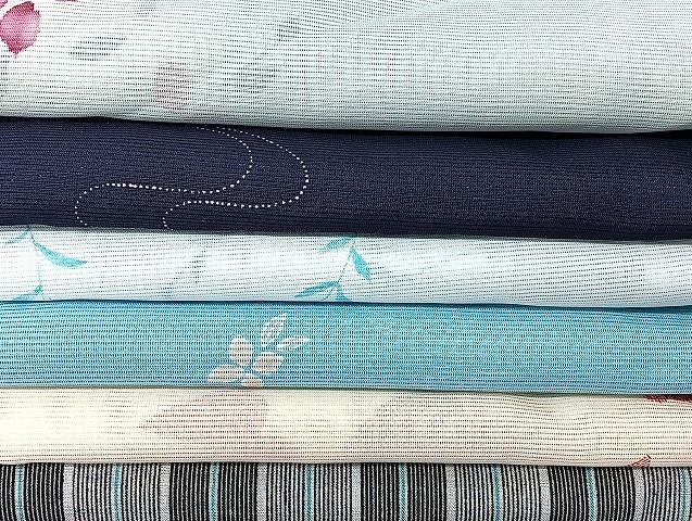 平和屋着物■夏物 小紋 絽 紗 洗える着物 まとめて20点 鳥 蝶 風景 花柄 手描き 暈し染め 着用可能多数 mmm1673