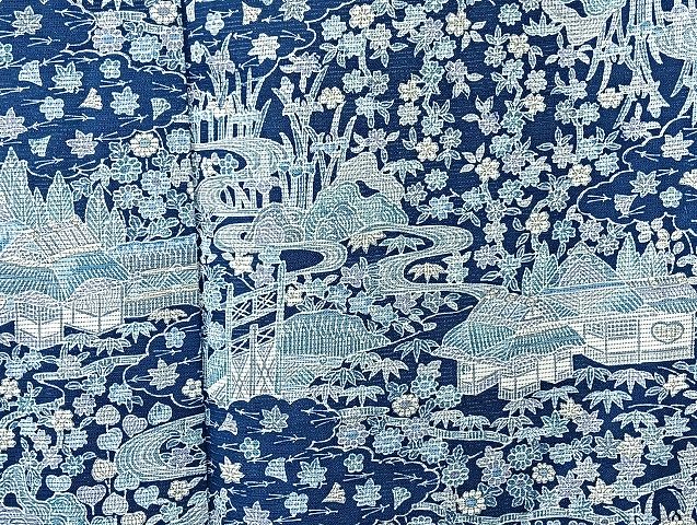 平和屋着物■夏物 小紋 絽 紗 洗える着物 まとめて20点 鳥 蝶 風景 花柄 手描き 暈し染め 着用可能多数 mmm1673
