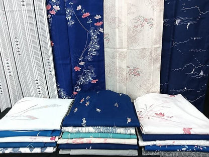 平和屋着物■夏物 小紋 絽 紗 洗える着物 まとめて20点 折り鶴 鴎 蝶 花柄 着用可能多数 mmm1672
